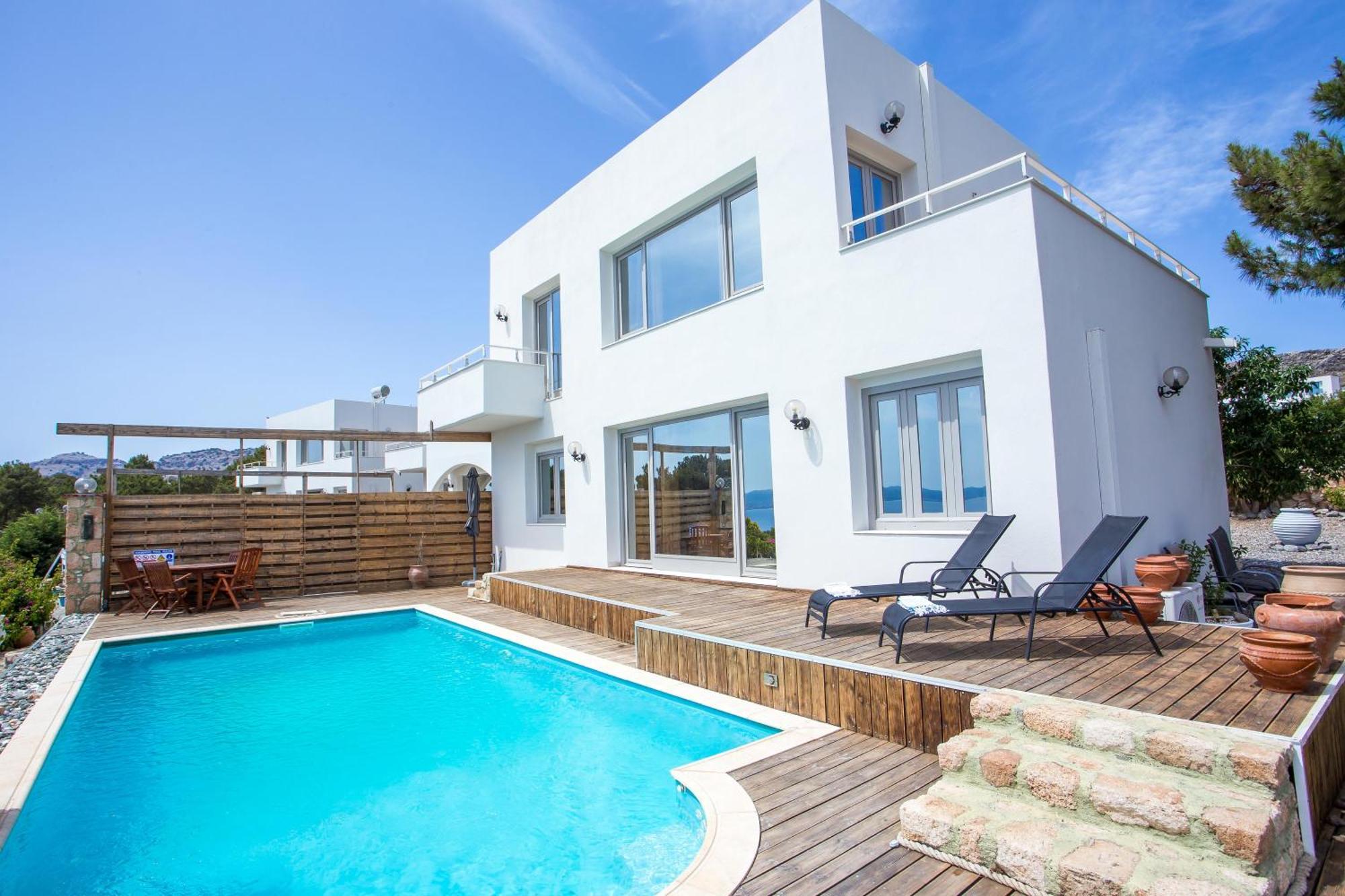 Spilia Bay Villas Pefki Esterno foto